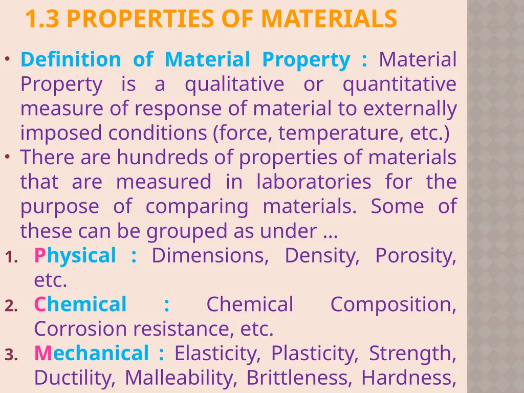 CH. No. 1 INTRODUCTION TO MATERIAL SCIENCE & - slide 15 of 52