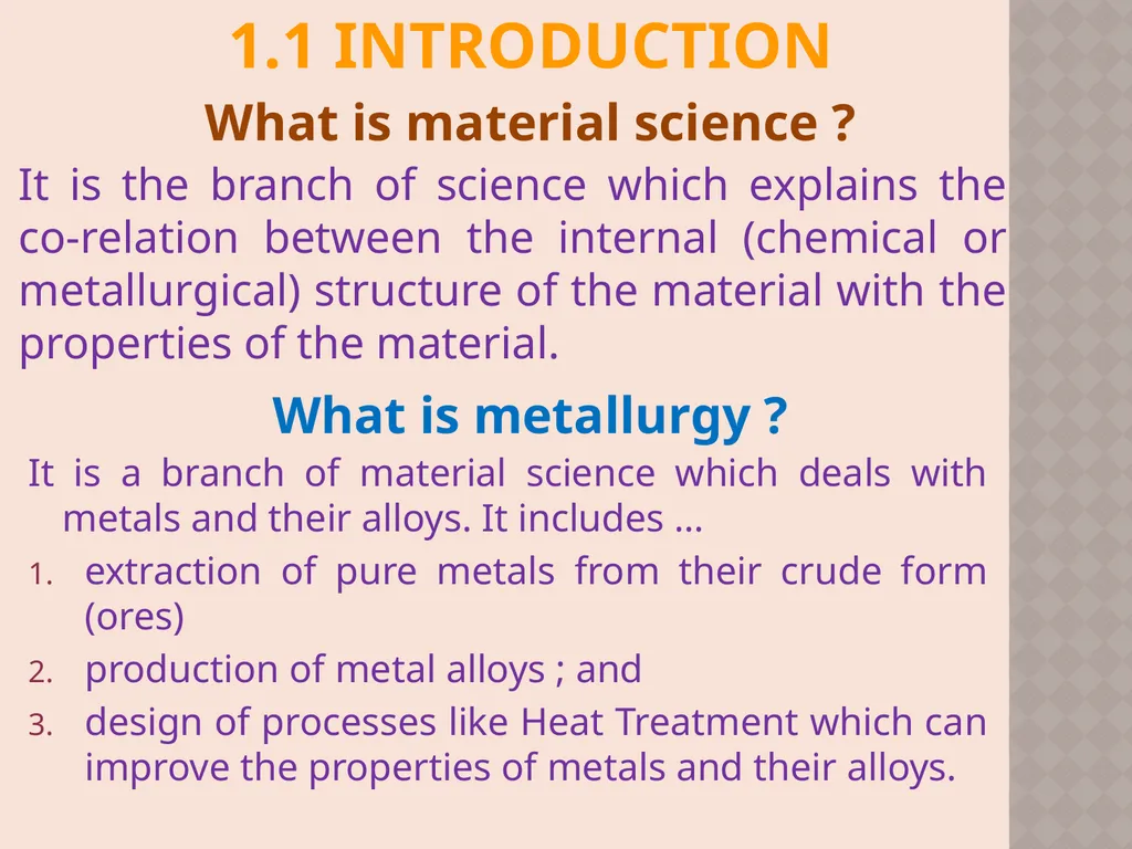 CH. No. 1 INTRODUCTION TO MATERIAL SCIENCE & - slide 3 of 52