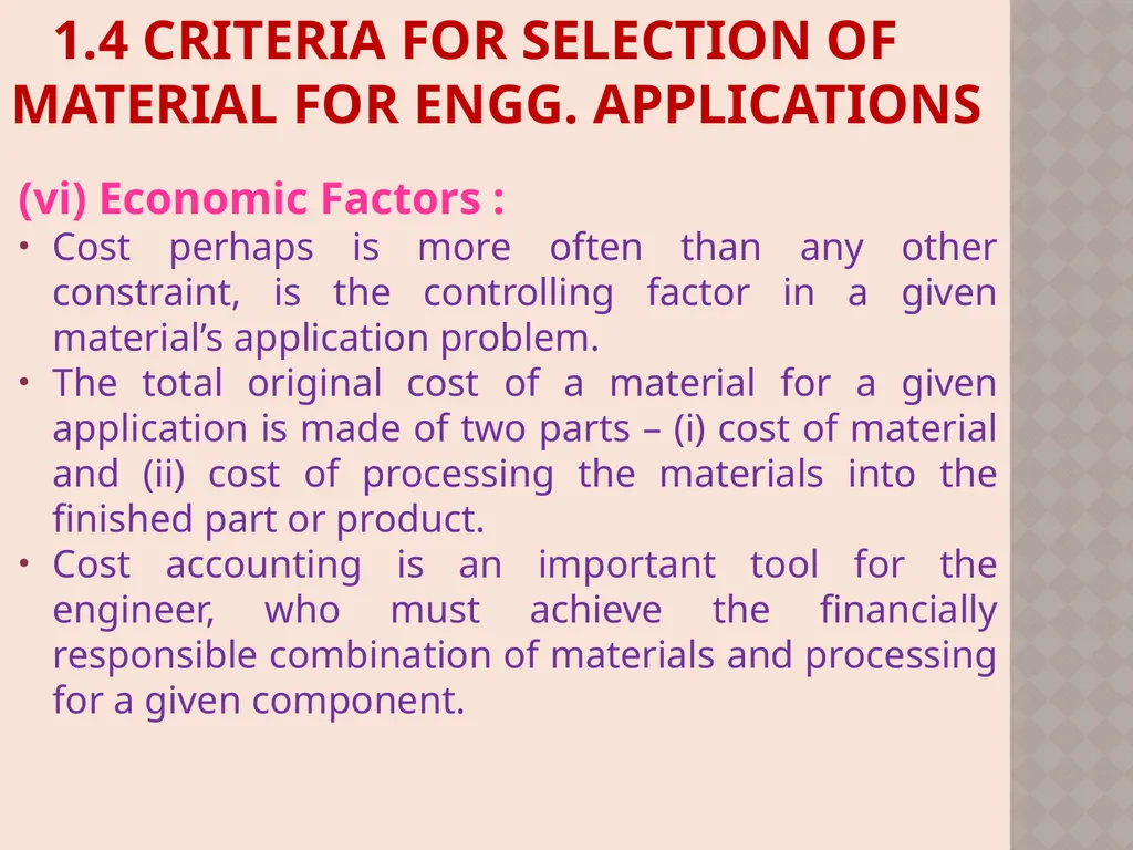 CH. No. 1 INTRODUCTION TO MATERIAL SCIENCE & - slide 49 of 52
