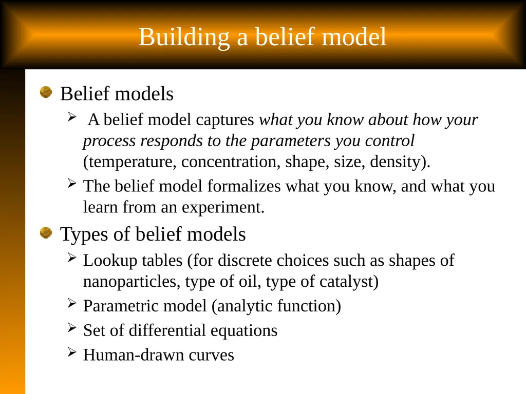 Slide 1 Tutorial: Optimal Learning in the - slide 3 of 22