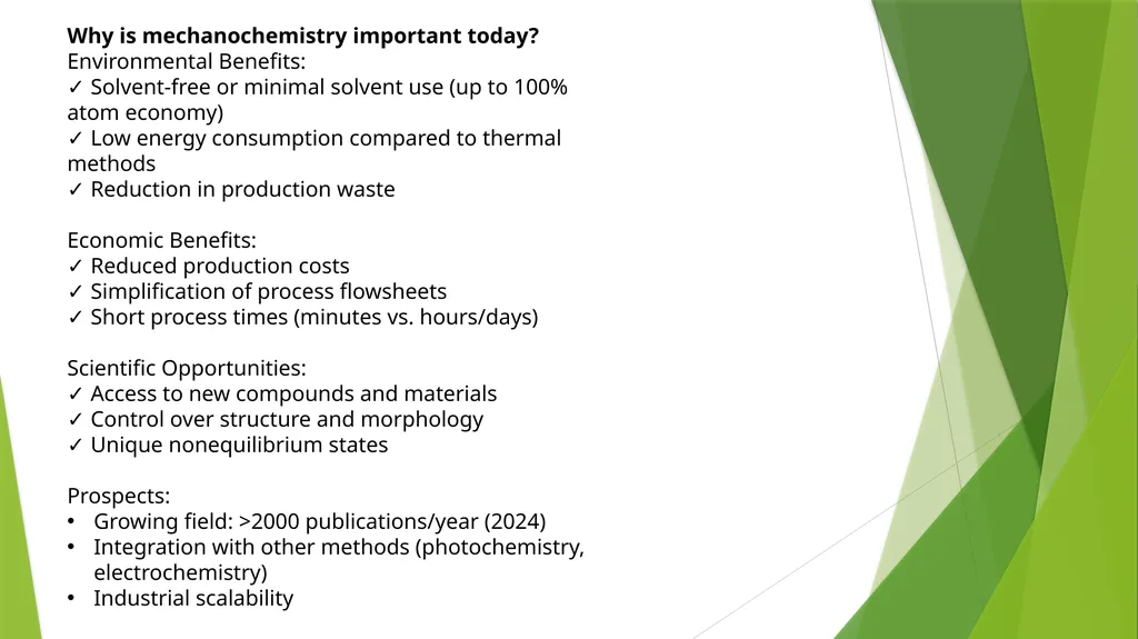Materials mechanochemistry What is - slide 7 of 7