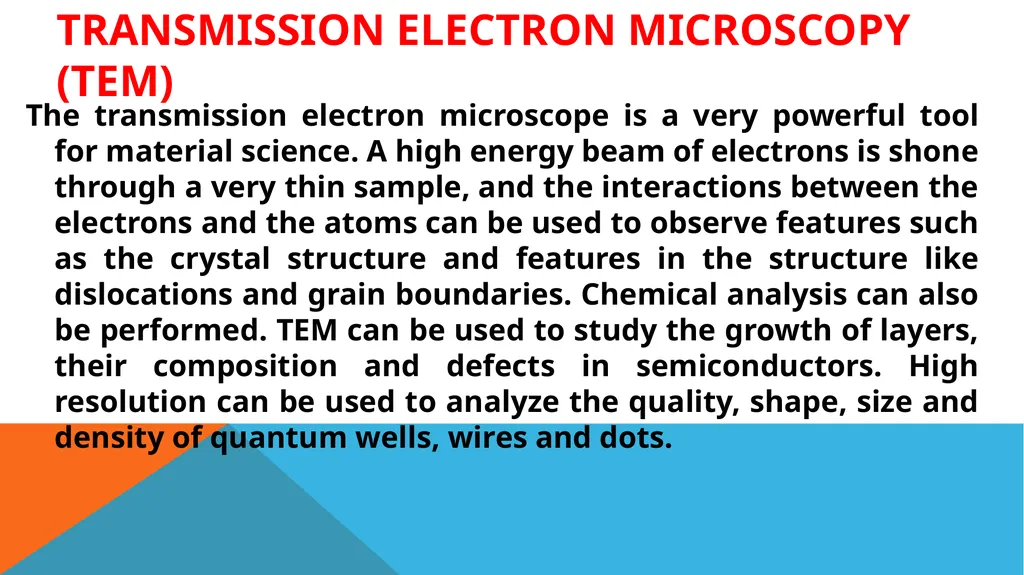 Solid state physics Lecture (11) Characterization - slide 18 of 25