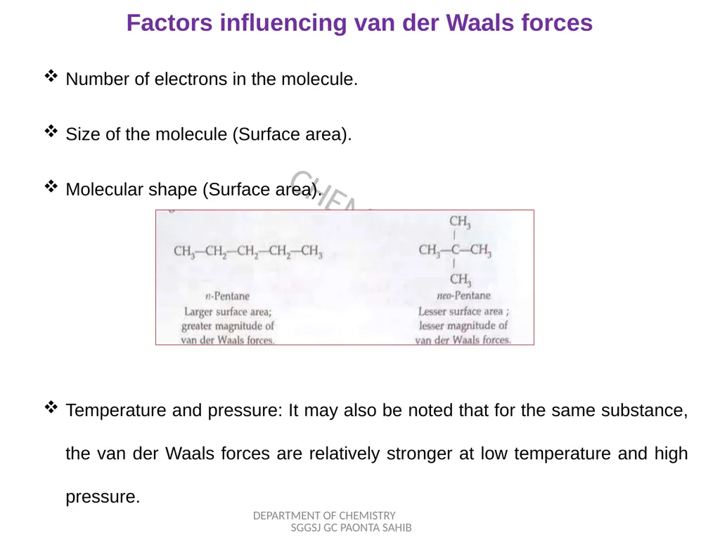 SYLLABUS: CHEM 101TH; SECTION-C Fundamentals of - slide 8 of 20
