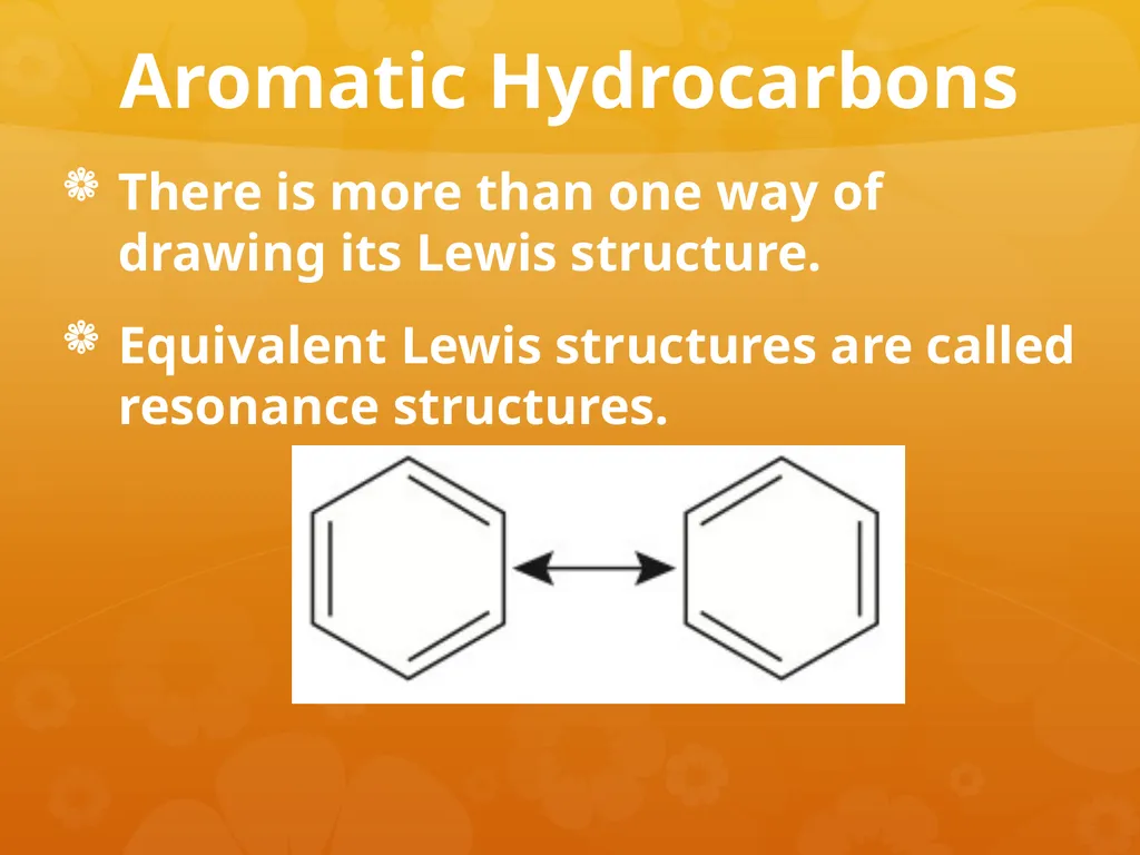 Cycloalkanes & Aromatic Rings Cycloalkanes Carbon - slide 12 of 18
