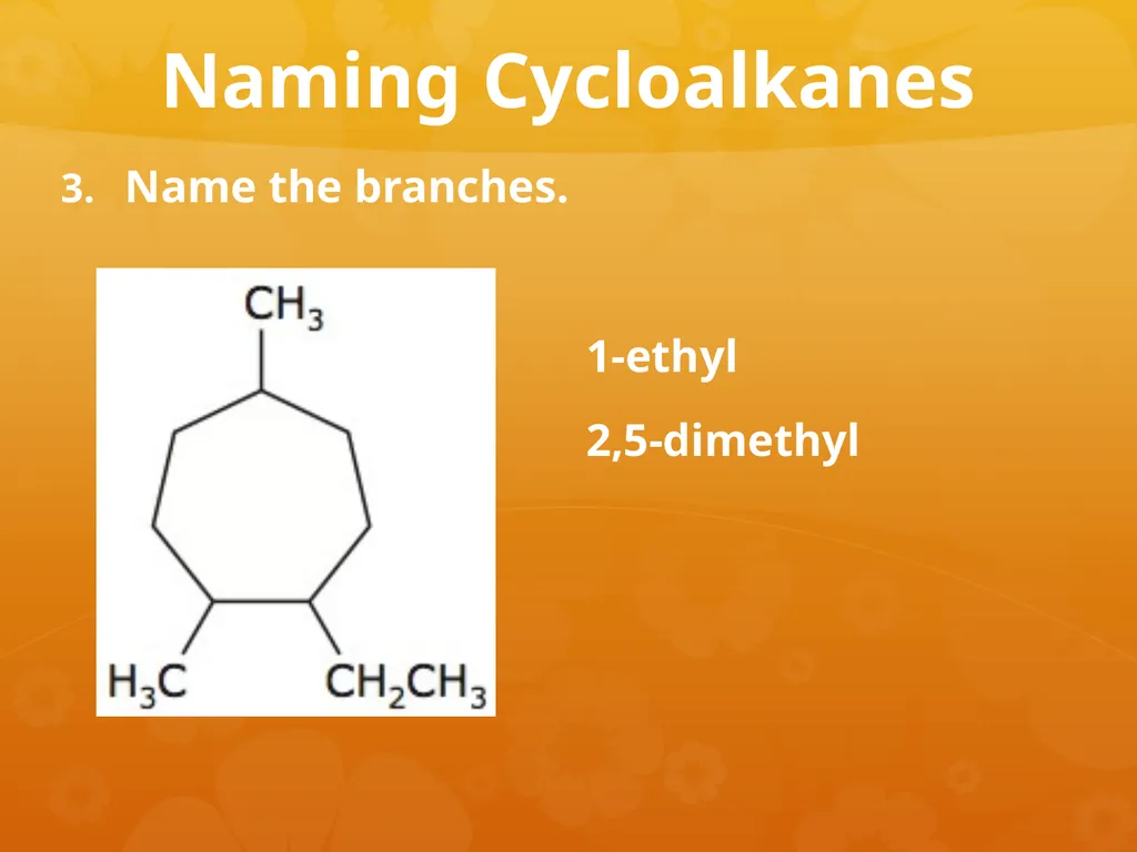 Cycloalkanes & Aromatic Rings Cycloalkanes Carbon - slide 5 of 18