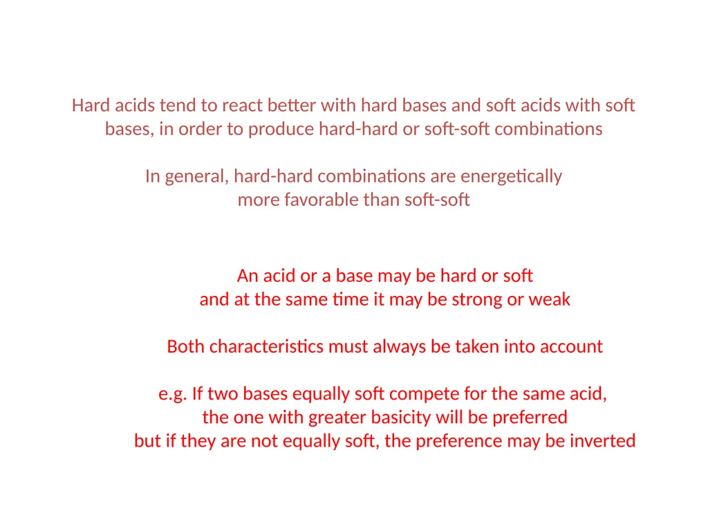 Inorganic chemistry B.Sc III Hard acid and soft - slide 9 of 21