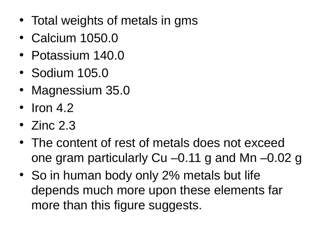 BioInorganic Chemistry Week 1 Dear students, - slide 4 of 21