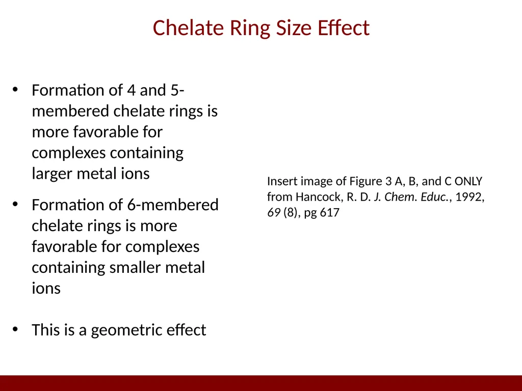 Ligand Design for Selectivity and Complex - slide 11 of 14