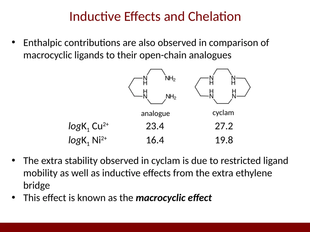 Ligand Design for Selectivity and Complex - slide 9 of 14