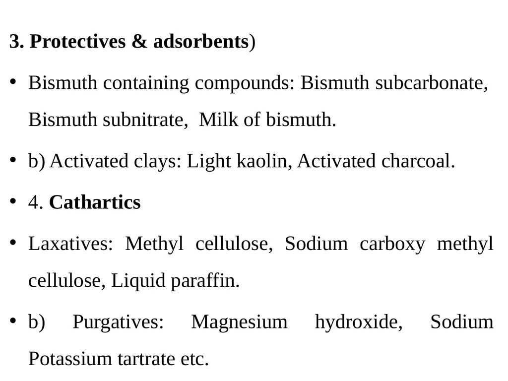 Gastrointestinal agents Define and classify - slide 5 of 45