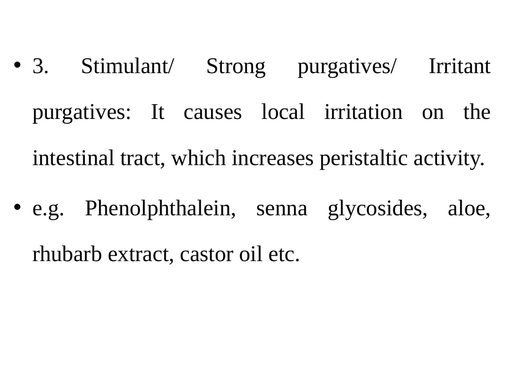 Gastrointestinal agents Define and classify - slide 31 of 45