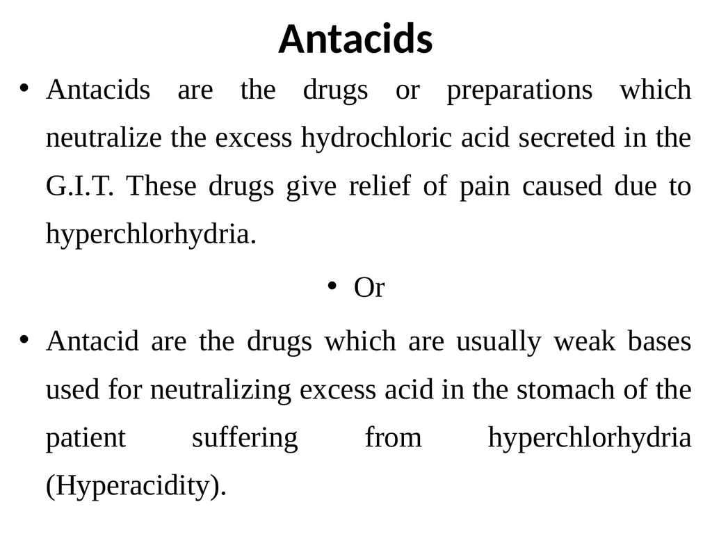 Gastrointestinal agents Define and classify - slide 11 of 45