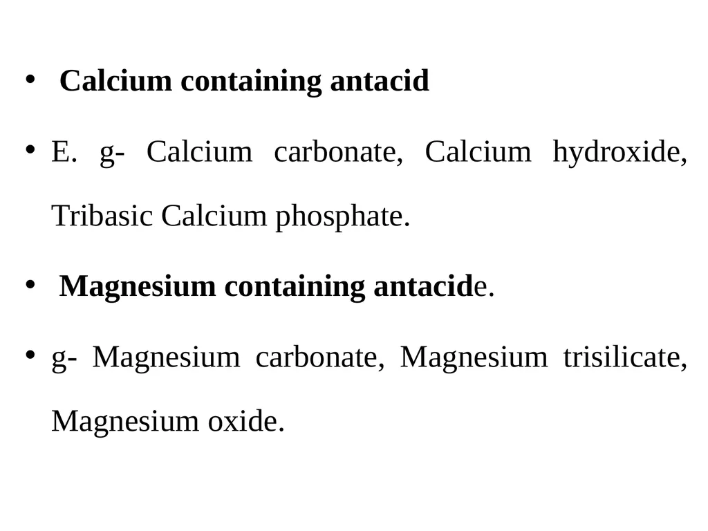 Gastrointestinal agents Define and classify - slide 15 of 45