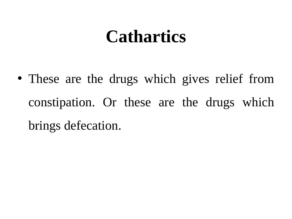 Gastrointestinal agents Define and classify - slide 29 of 45
