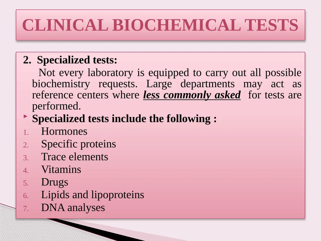 Introduction to Clinical biochemistry Lecture : 1 - slide 11 of 44