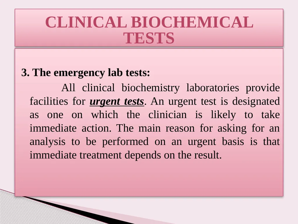 Introduction to Clinical biochemistry Lecture : 1 - slide 12 of 44