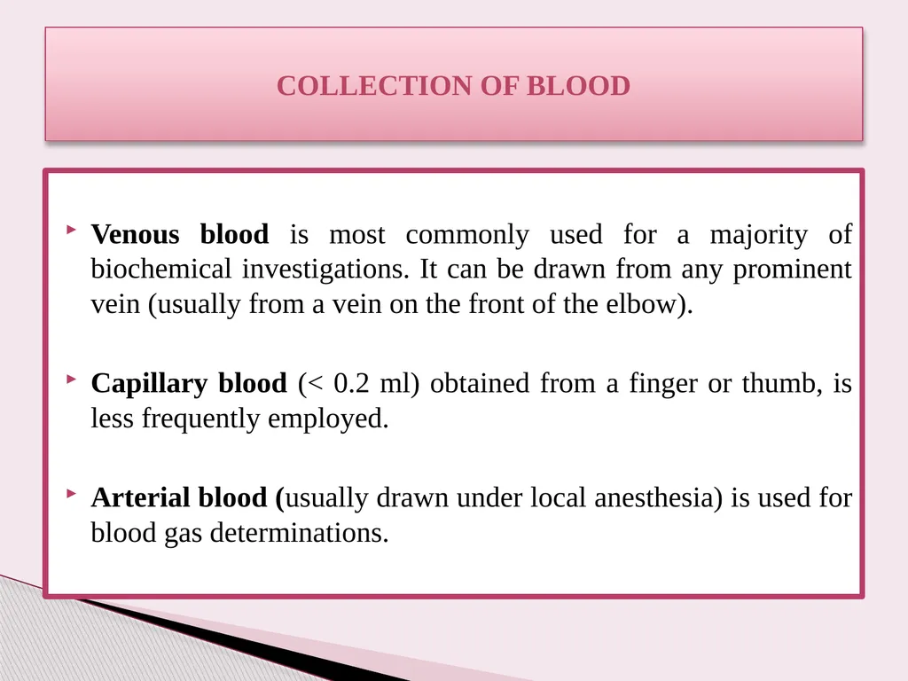 Introduction to Clinical biochemistry Lecture : 1 - slide 23 of 44