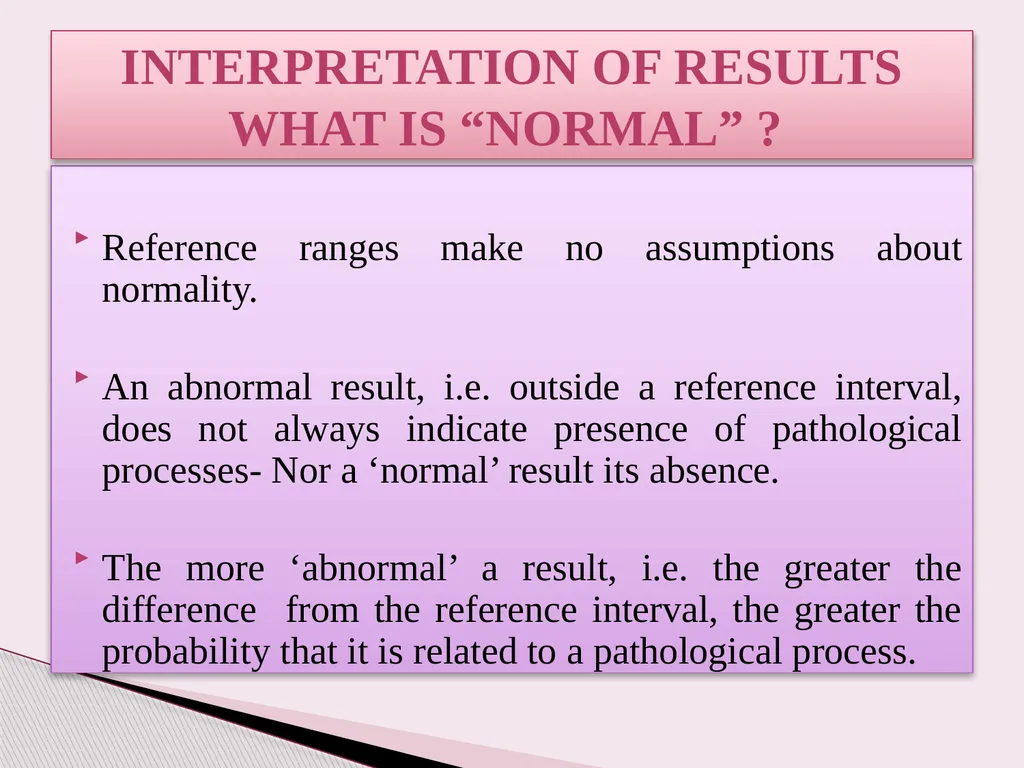 Introduction to Clinical biochemistry Lecture : 1 - slide 40 of 44