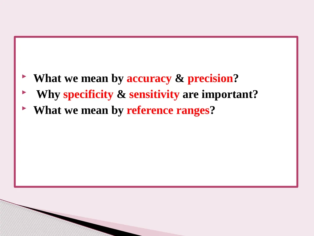 Introduction to Clinical biochemistry Lecture : 1 - slide 32 of 44