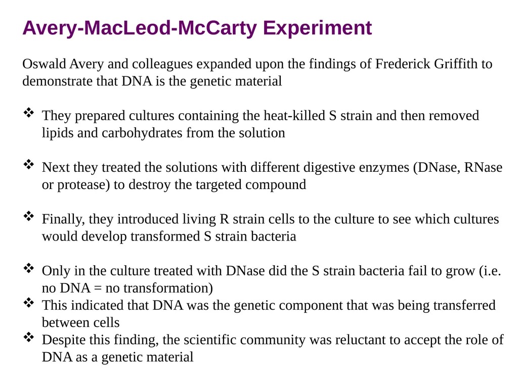 Molecular biology first and second lectures - slide 8 of 21