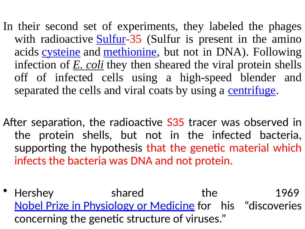 Molecular biology first lecture Introduction and - slide 12 of 19