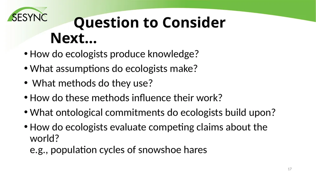 Introduction: What Is Ecology? By: Alec W. - slide 17 of 18
