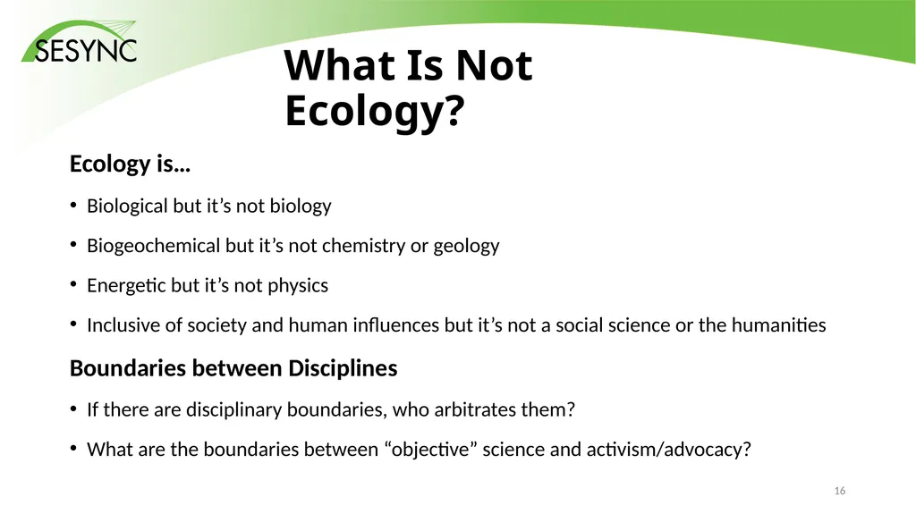 Introduction: What Is Ecology? By: Alec W. - slide 16 of 18