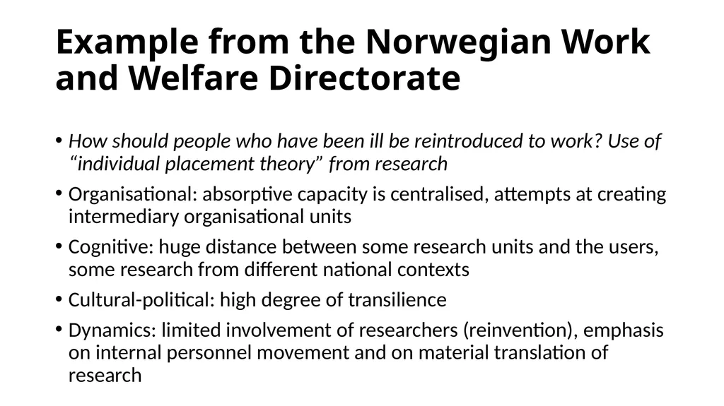 Case: marine biodiversity Magnus Gulbrandsen - slide 18 of 18