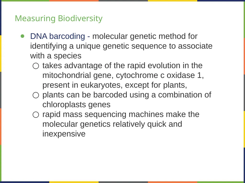 Chapter 47 CONSERVATION BIOLOGY AND BIODIVERSITY - slide 18 of 21