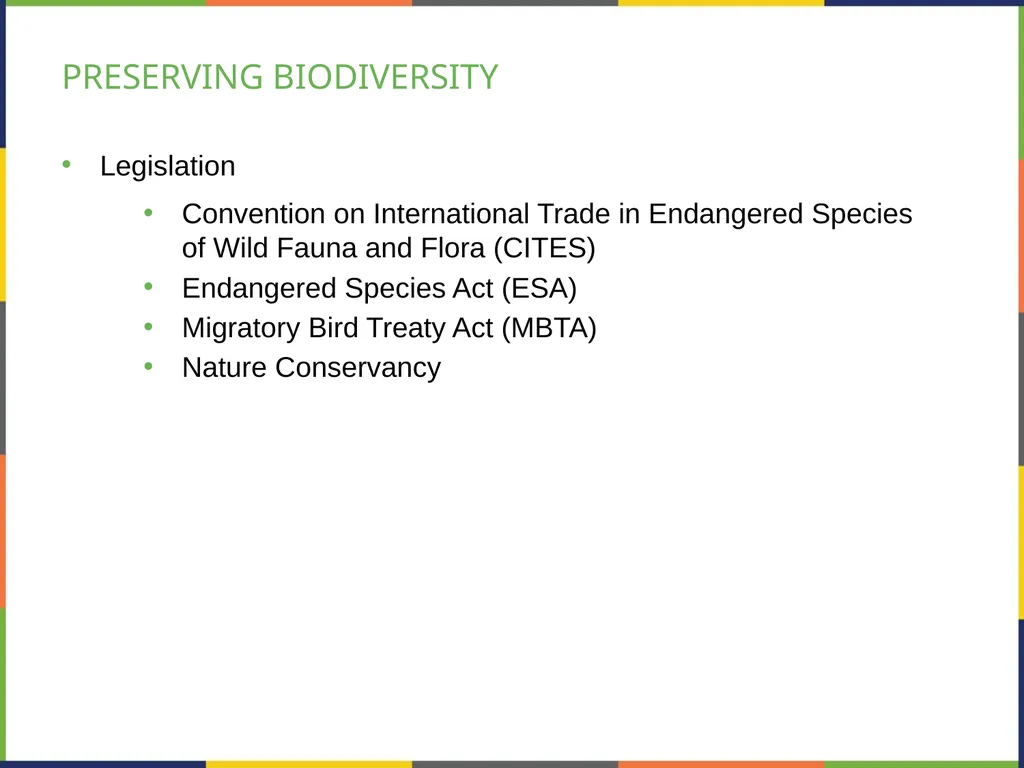 Chapter 47 CONSERVATION BIOLOGY AND BIODIVERSITY - slide 20 of 21