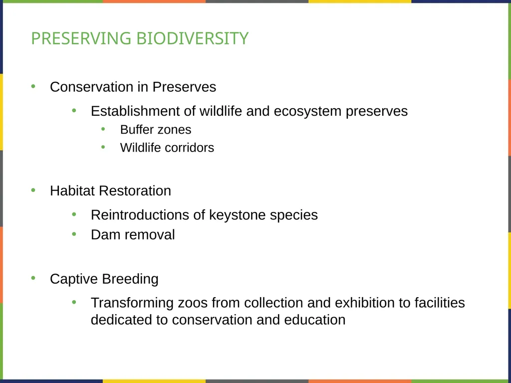 Chapter 47 CONSERVATION BIOLOGY AND BIODIVERSITY - slide 21 of 21