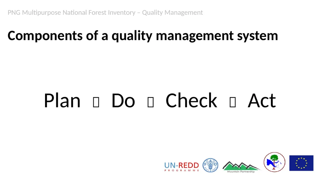 PNG Multipurpose National Forest Inventory Quality - slide 7 of 15