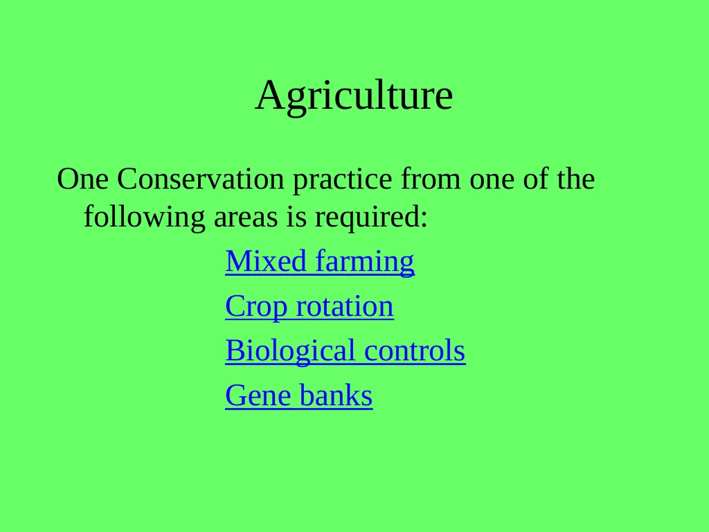 1.4.9 Human Impact on an Ecosystem 2 Conservation - slide 11 of 44