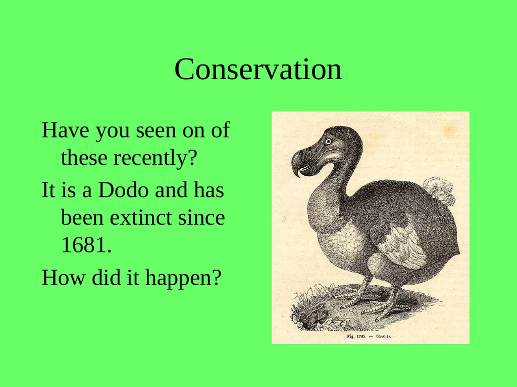1.4.9 Human Impact on an Ecosystem 2 Conservation - slide 3 of 44