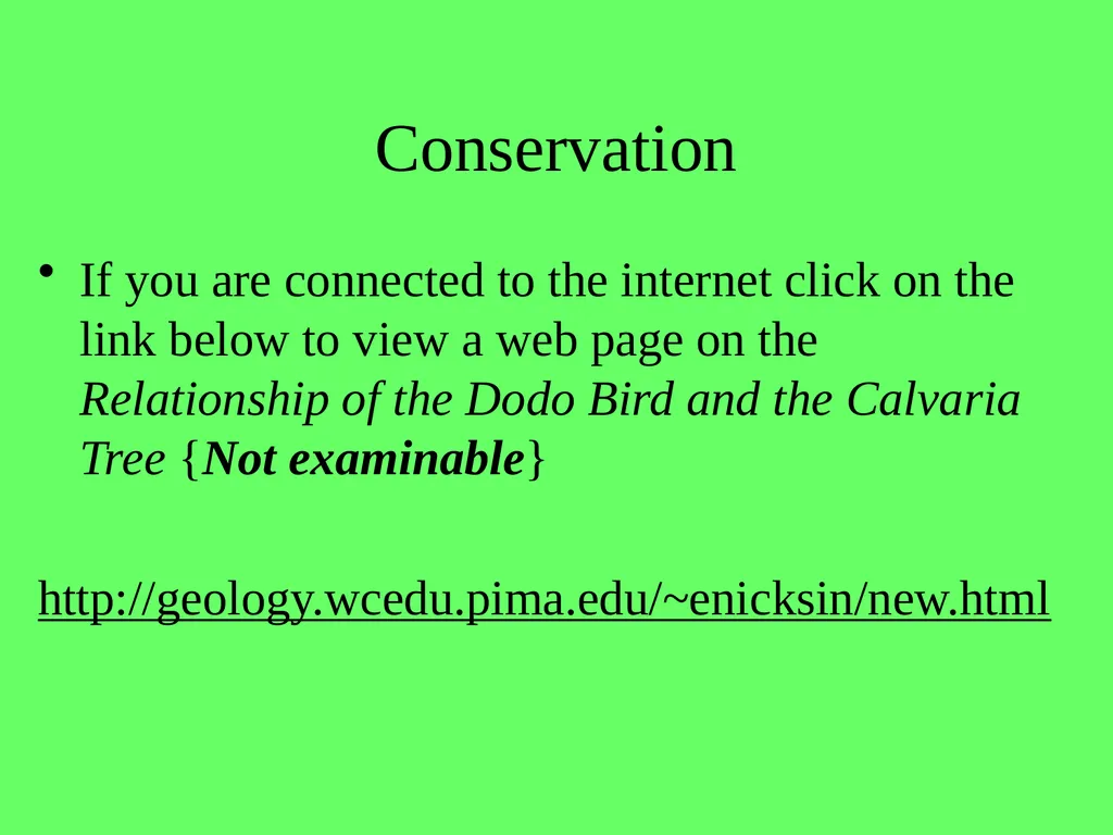 1.4.9 Human Impact on an Ecosystem 2 Conservation - slide 5 of 44