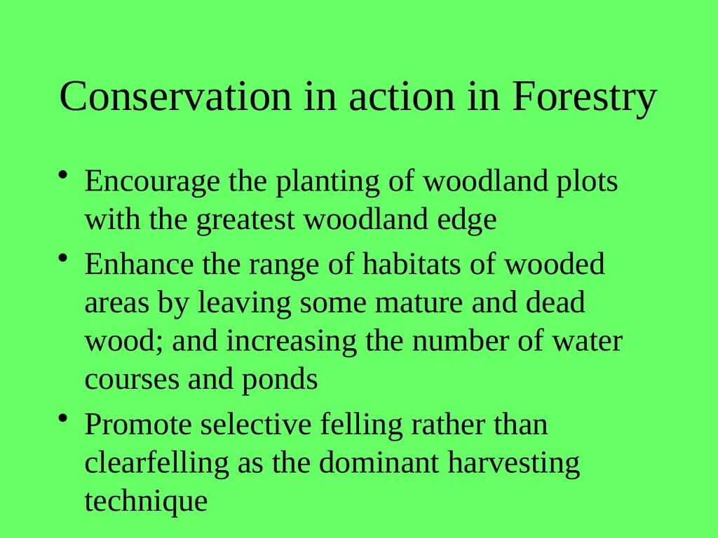 1.4.9 Human Impact on an Ecosystem 2 Conservation - slide 41 of 44