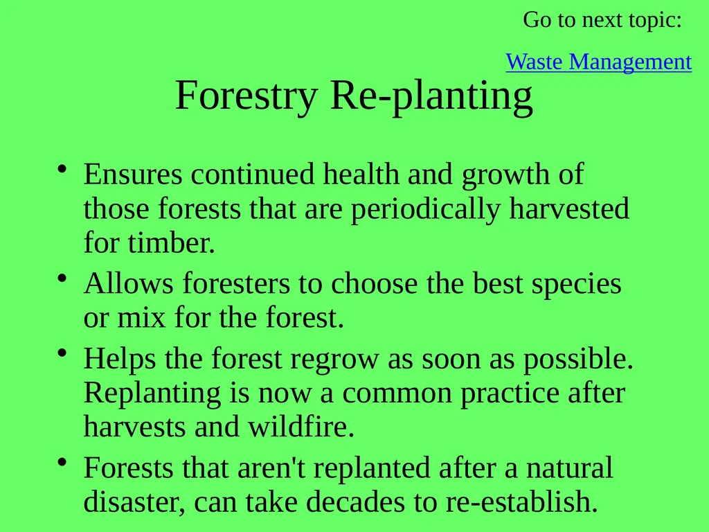 1.4.9 Human Impact on an Ecosystem 2 Conservation - slide 38 of 44