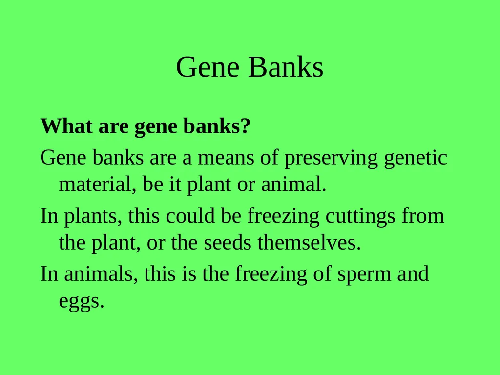 1.4.9 Human Impact on an Ecosystem 2 Conservation - slide 22 of 44