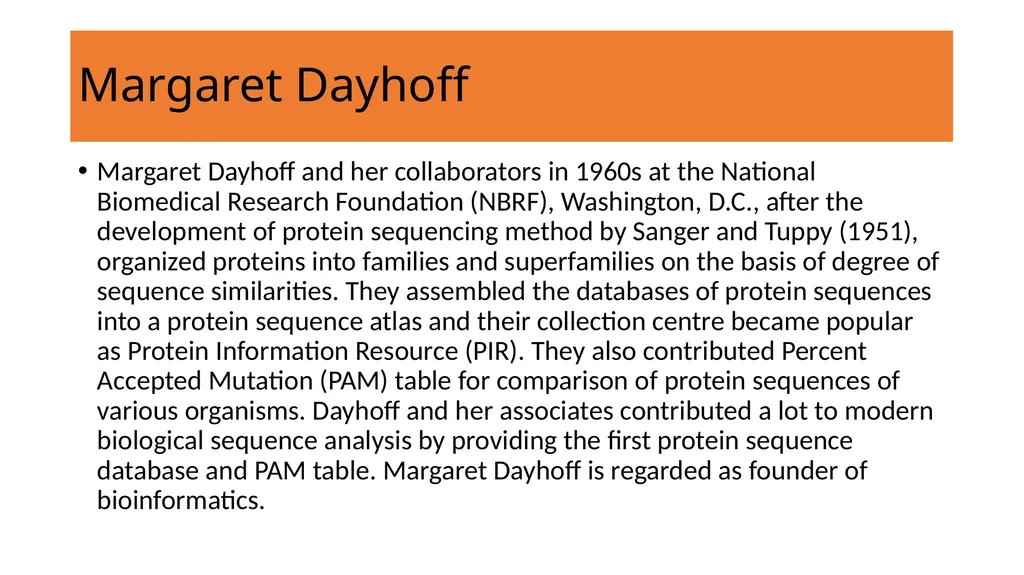 Bioinformatics- Introduction Shilpa Deshpande - slide 5 of 15