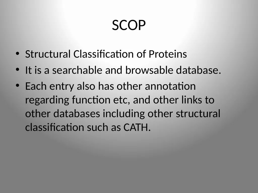 BIOINFORMATICS DATABASES UNIT IV DATABASE A - slide 37 of 38