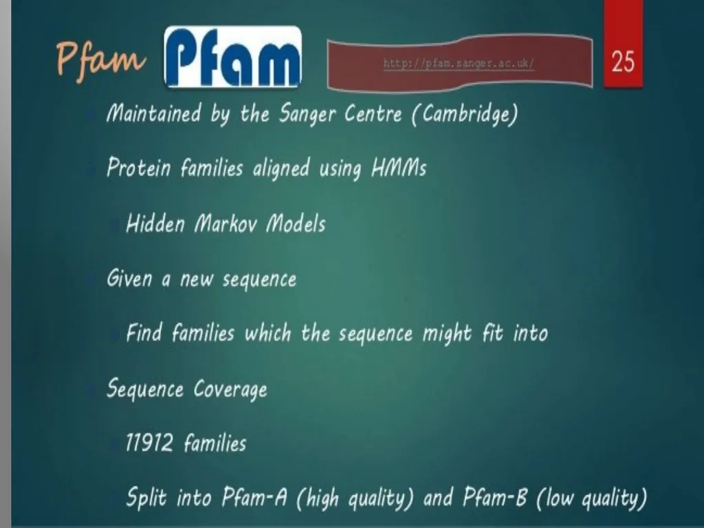 BIOINFORMATICS DATABASES UNIT IV DATABASE A - slide 27 of 38