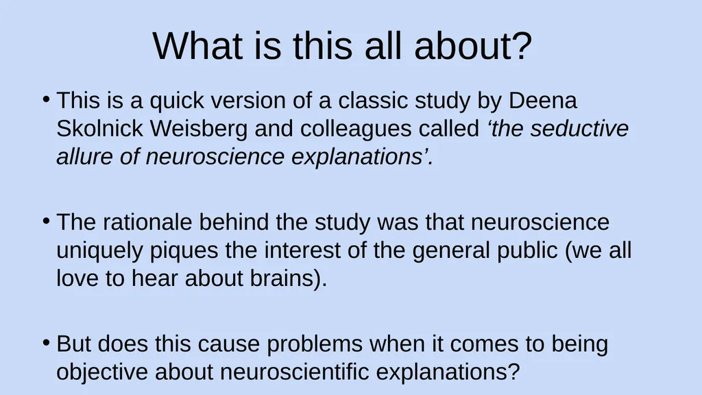 Science of Learning: Critical Thinking about - slide 8 of 21