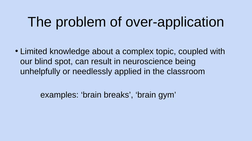 Science of Learning: Critical Thinking about - slide 11 of 21