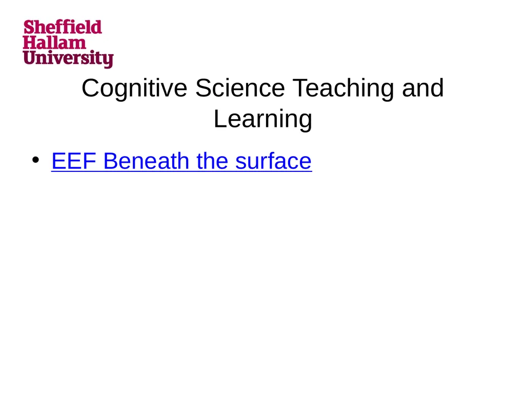 Frames for Learning Applying Psychology and - slide 7 of 13