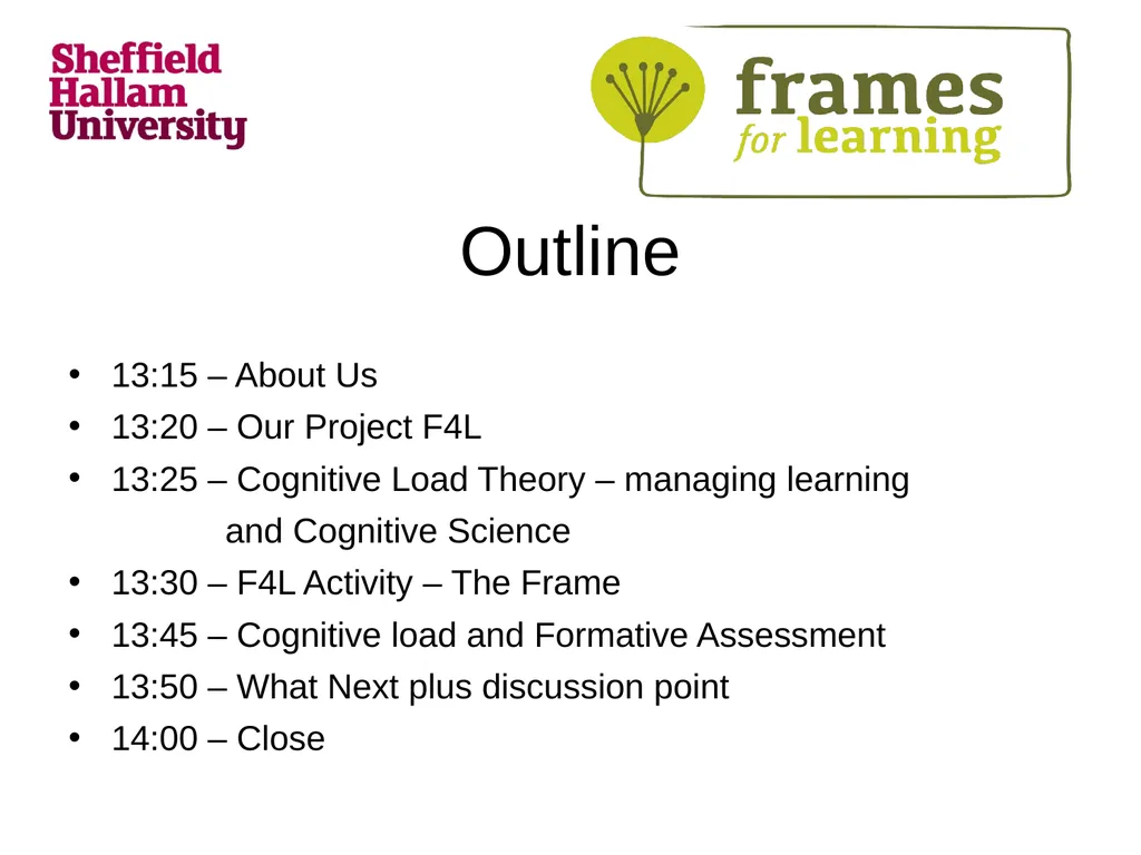 Frames for Learning Applying Psychology and - slide 2 of 13