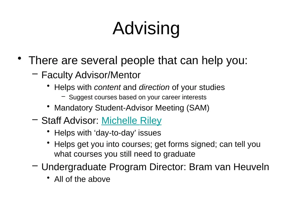 Undergraduate Studies in Cognitive Science Fall - slide 15 of 22