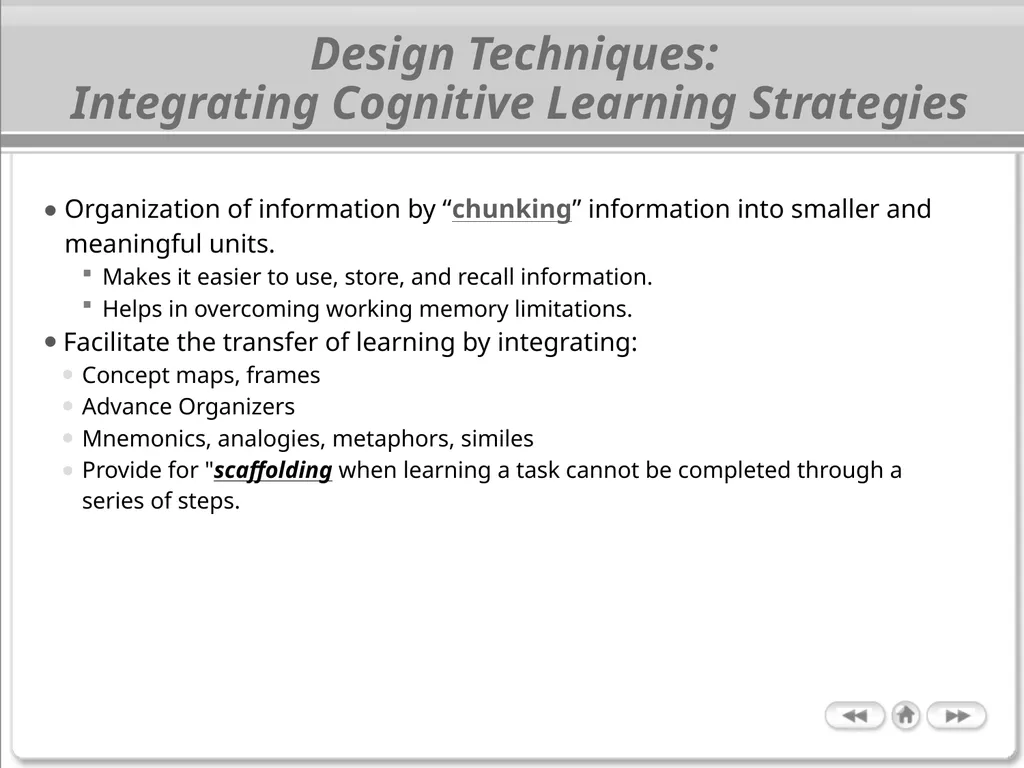 The Cognitive Science of Learning: Implications - slide 13 of 45