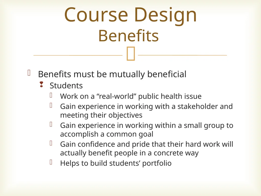 Behavioral Sciences & Health Promotion Capstone - slide 6 of 16