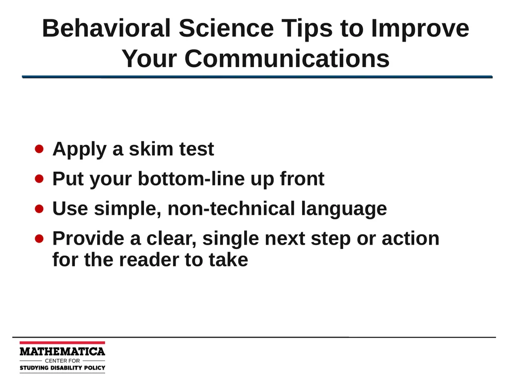 Using Behavioral Science to Improve Survey - slide 12 of 13