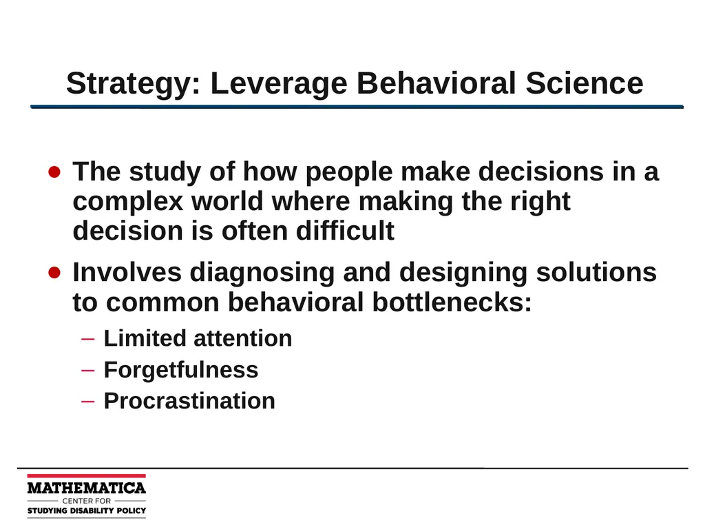 Using Behavioral Science to Improve Survey - slide 5 of 13